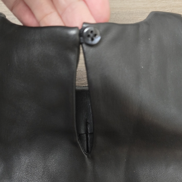 Faux Leather Toddler Dress Black Size 18 Month - Picture 5 of 12